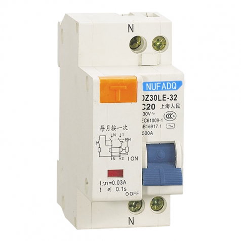 DZ30LE-32“相線+中性線+漏電”斷路器